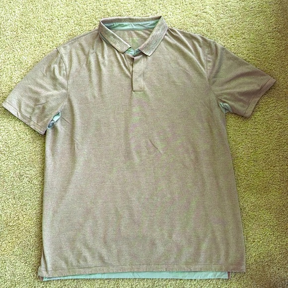 Outdoor Voices Tan Polo Shirt - Picture 1 of 4